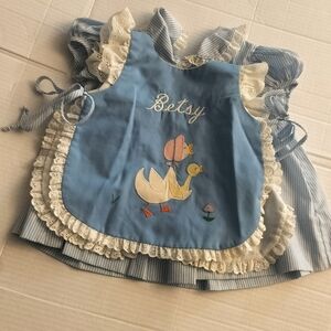 Vintage heirloom  mother goose infant dress